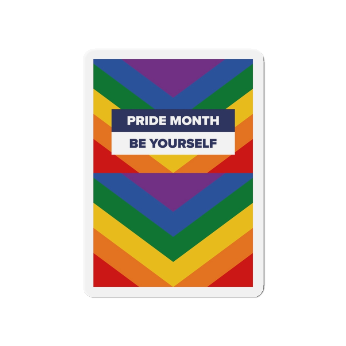 Lgbt Pride Month June Lesbian Gay Bisexual Transgender Lgbtq Flag Rainbow Vector(1)2 Die Cut Magnets