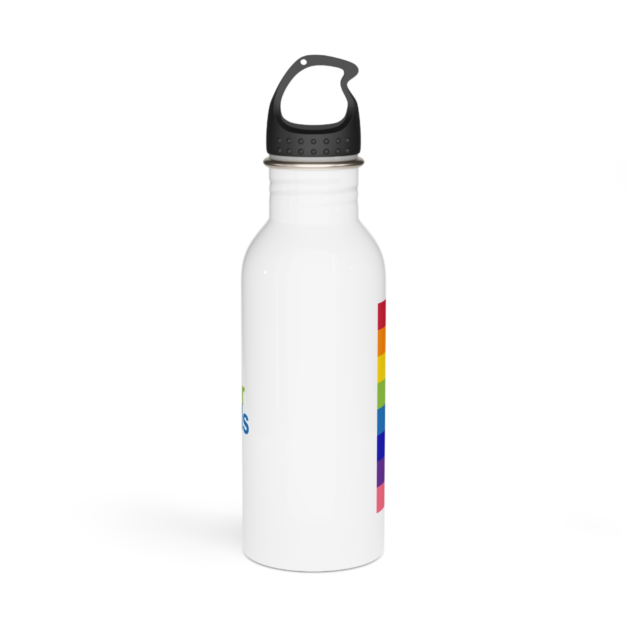 Lgbt Concept Motivating Phrase Colors Rainbow Decoding Abbreviations Lgbt Lesbian Gay Bisexual Transgender Transsexual Travesty Intersex Queer Stainless Steel Water Bottle - Image 3