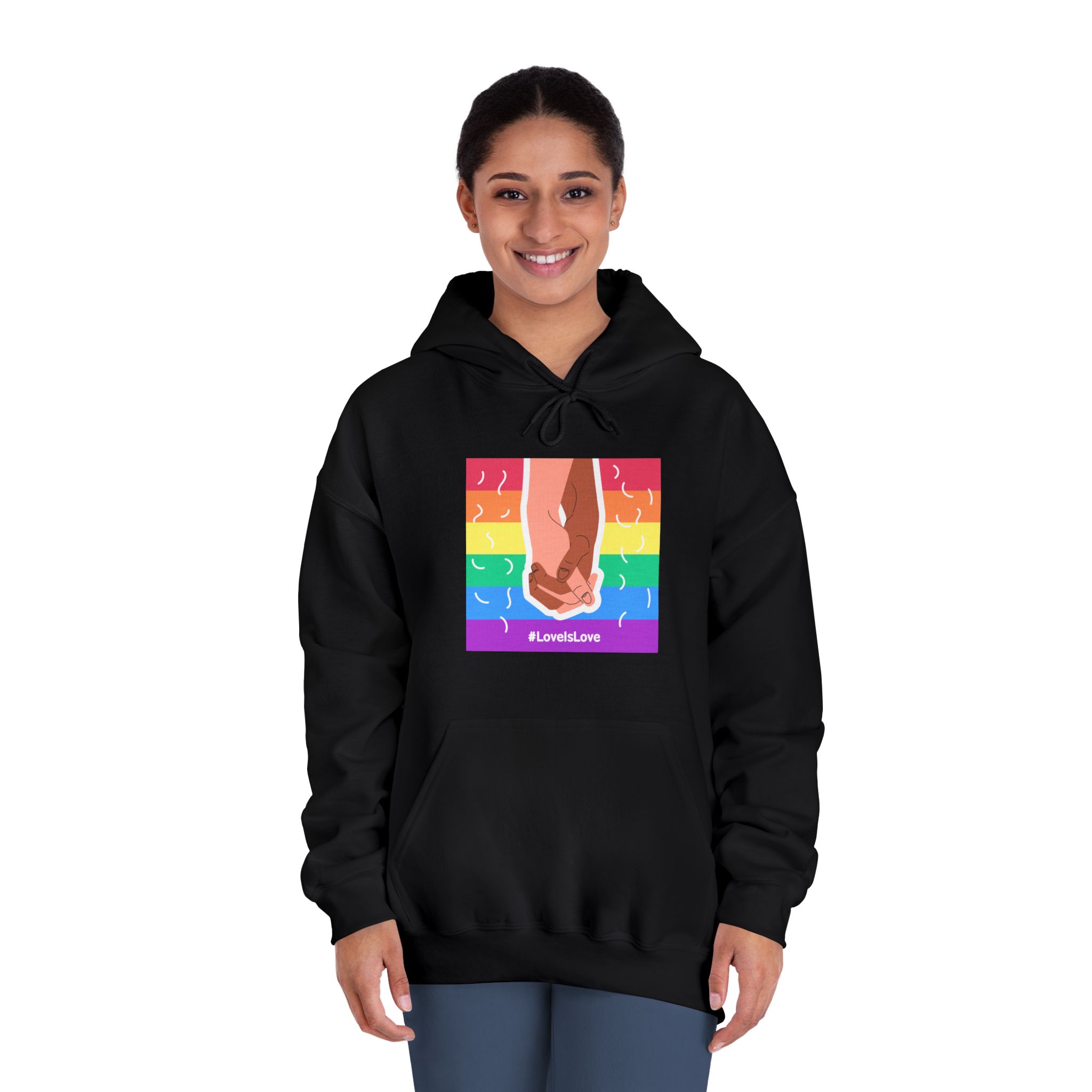 Pride Day Concept(2) Unisex Dryblend Hooded Sweatshirt - Image 12
