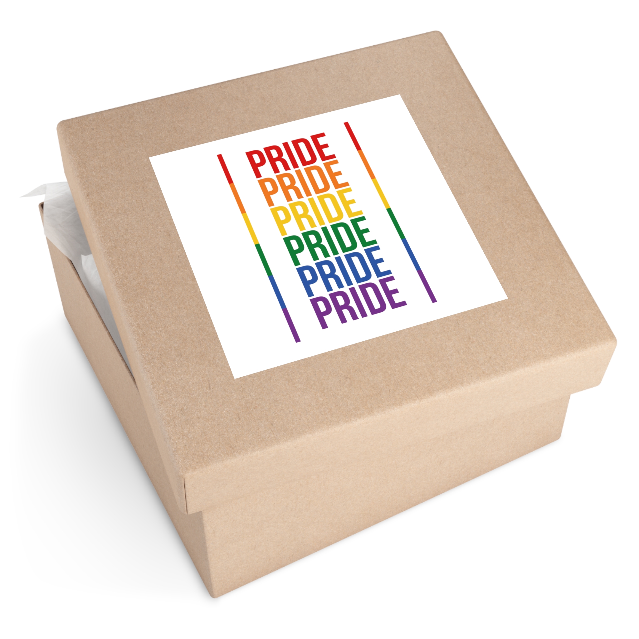 Lgbt Pride Month June 2026 Lesbian Gay Bisexual Transgender Lgbtq Flag Rainbow Love Vector (1) Laminate Stickers Square - Image 51