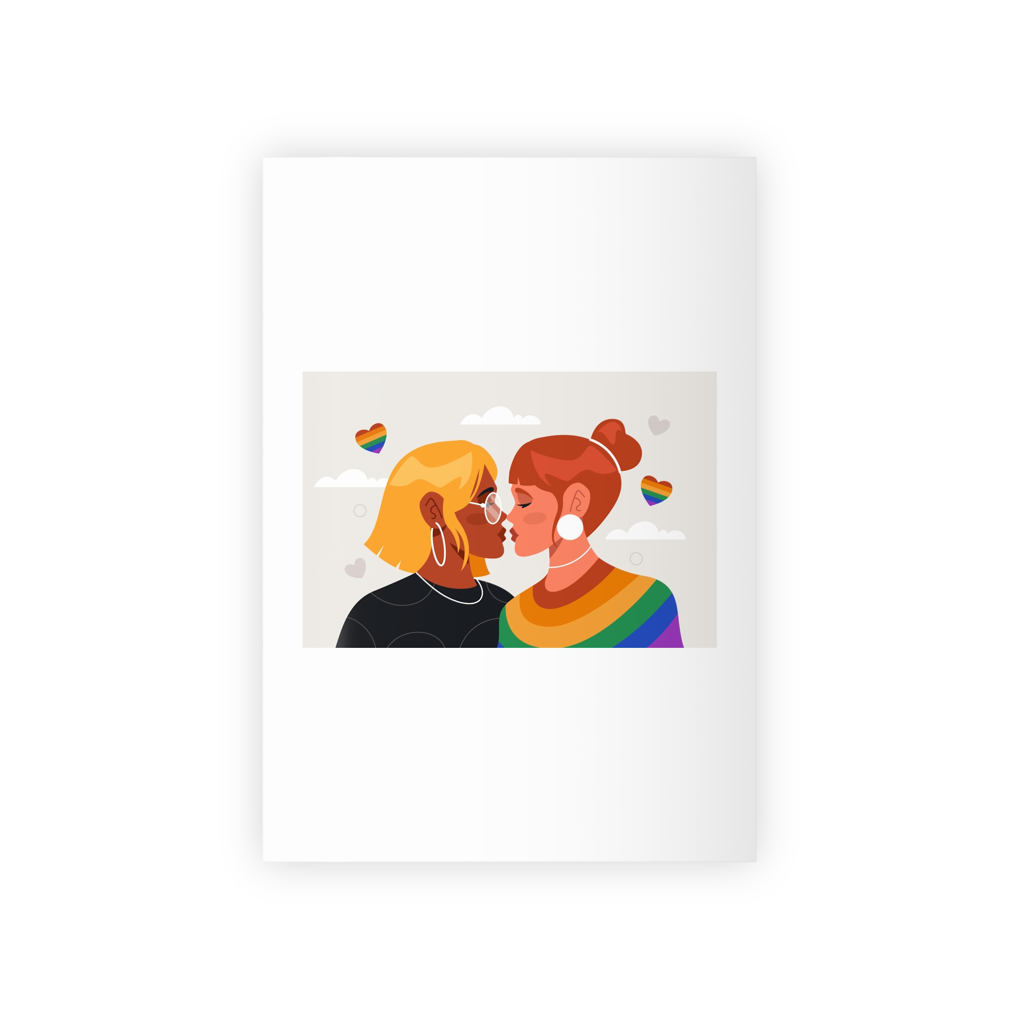Lesbian Pride Design 2D6E22 Gift Wrapping Paper Rolls 1pc