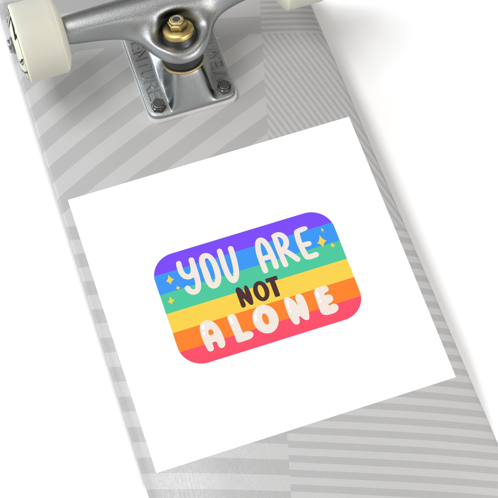 Lgbt Sticker Pack White Background Lgbtq Set Symbol Lgbt Pride Community Rainbow Elements Vector Hand Draw Illustration Hand Drawn Lettering (2) Laminate Stickers Square - Image 60