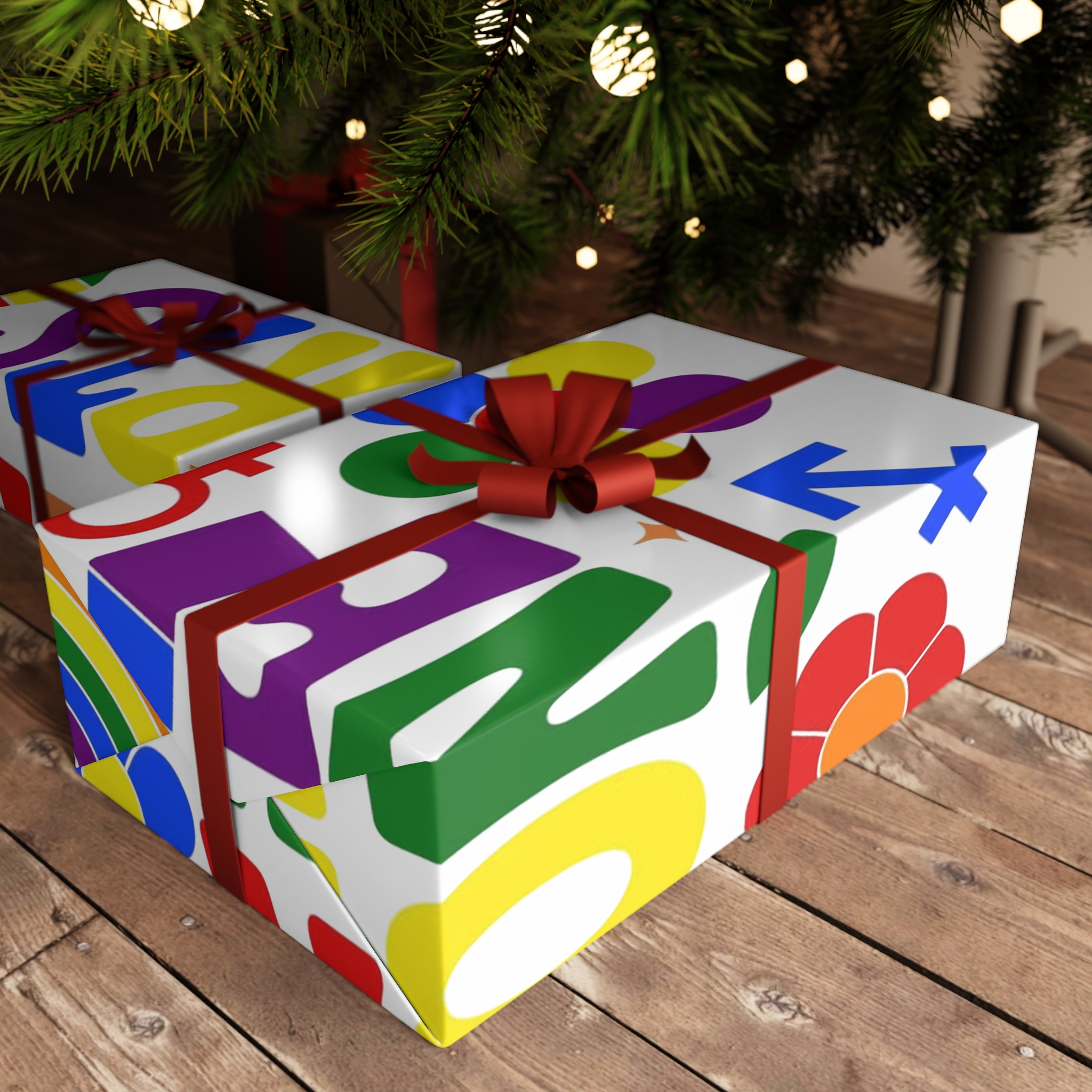 Colorful Equality Hurts None Rainbow Pride Illustration Gift Wrapping Paper Sheets 1pc - Image 6