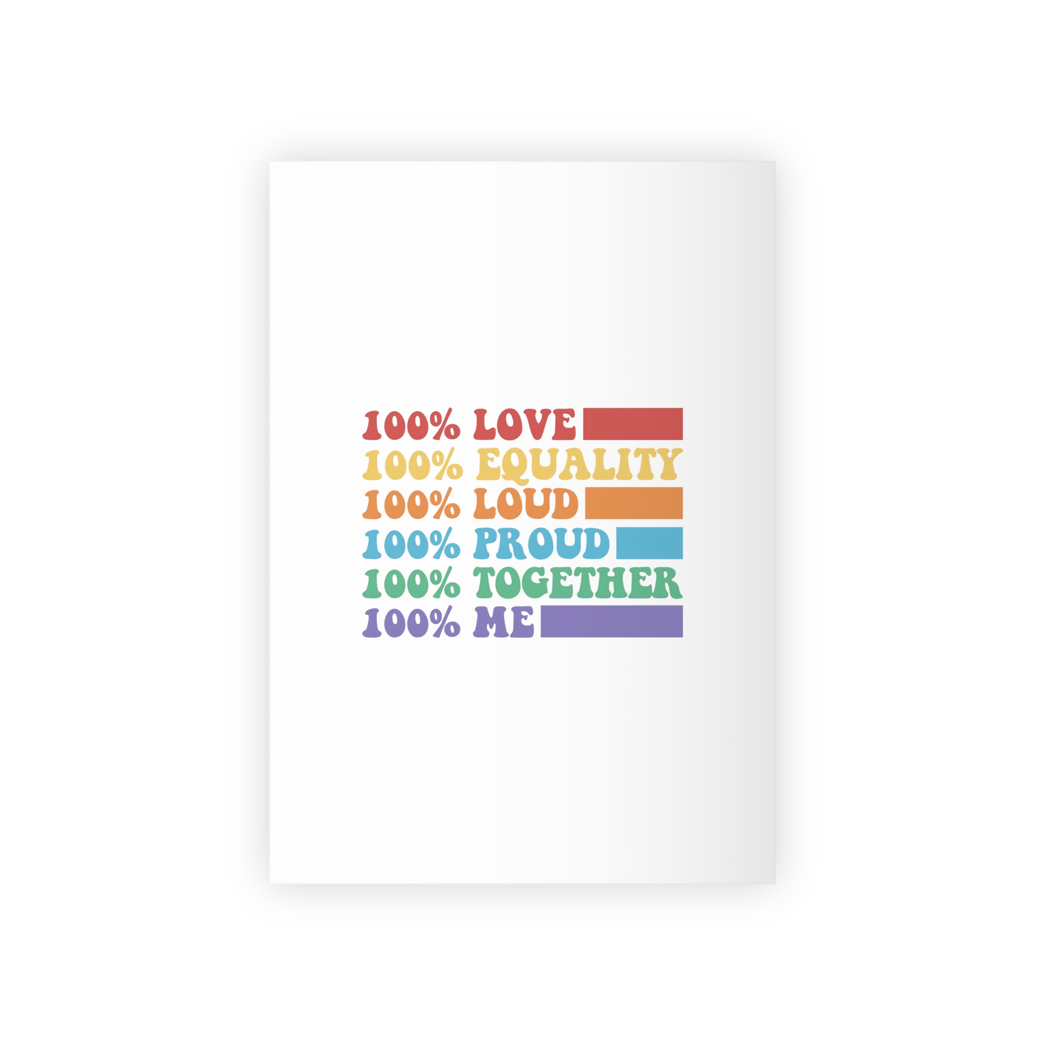 Pride Lgbt Gay Typography T Shirt Design Gift Wrapping Paper Rolls 1pc