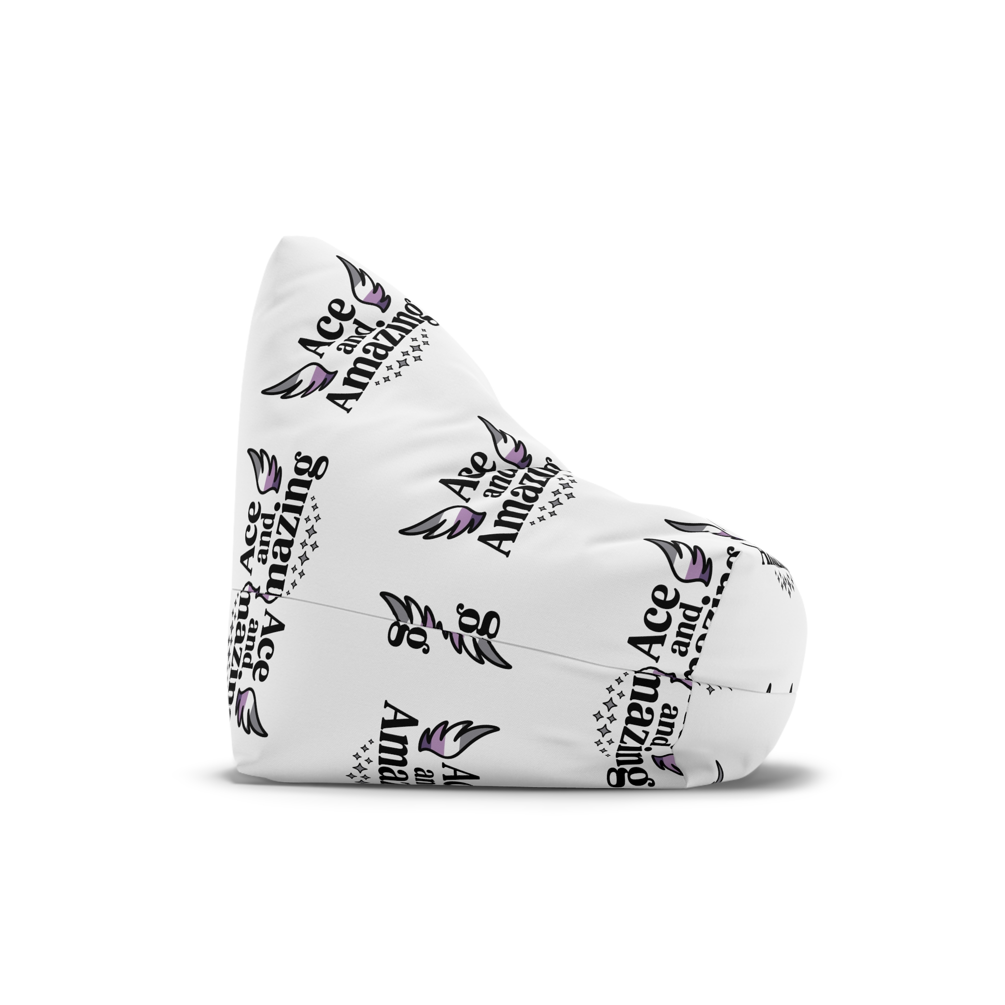 Ace Amazing T Shirt Design Isolated White Background 2 Bean Bag Chair Cover - Image 3