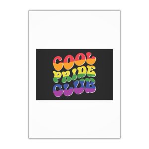 Word Cool Black Background Gift Wrapping Paper Sheets 1pc