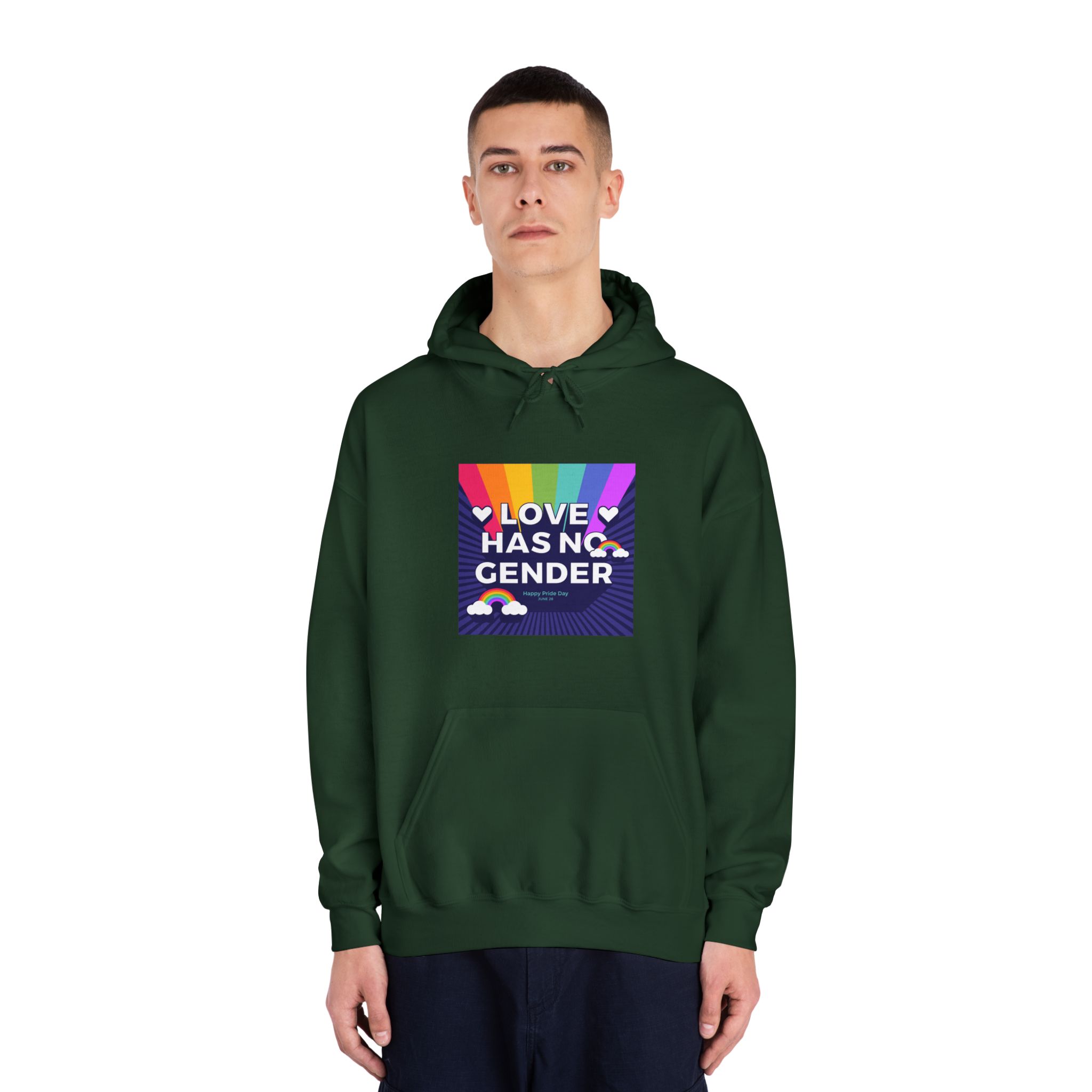 Pride Day Concept(3) Unisex Dryblend Hooded Sweatshirt - Image 23