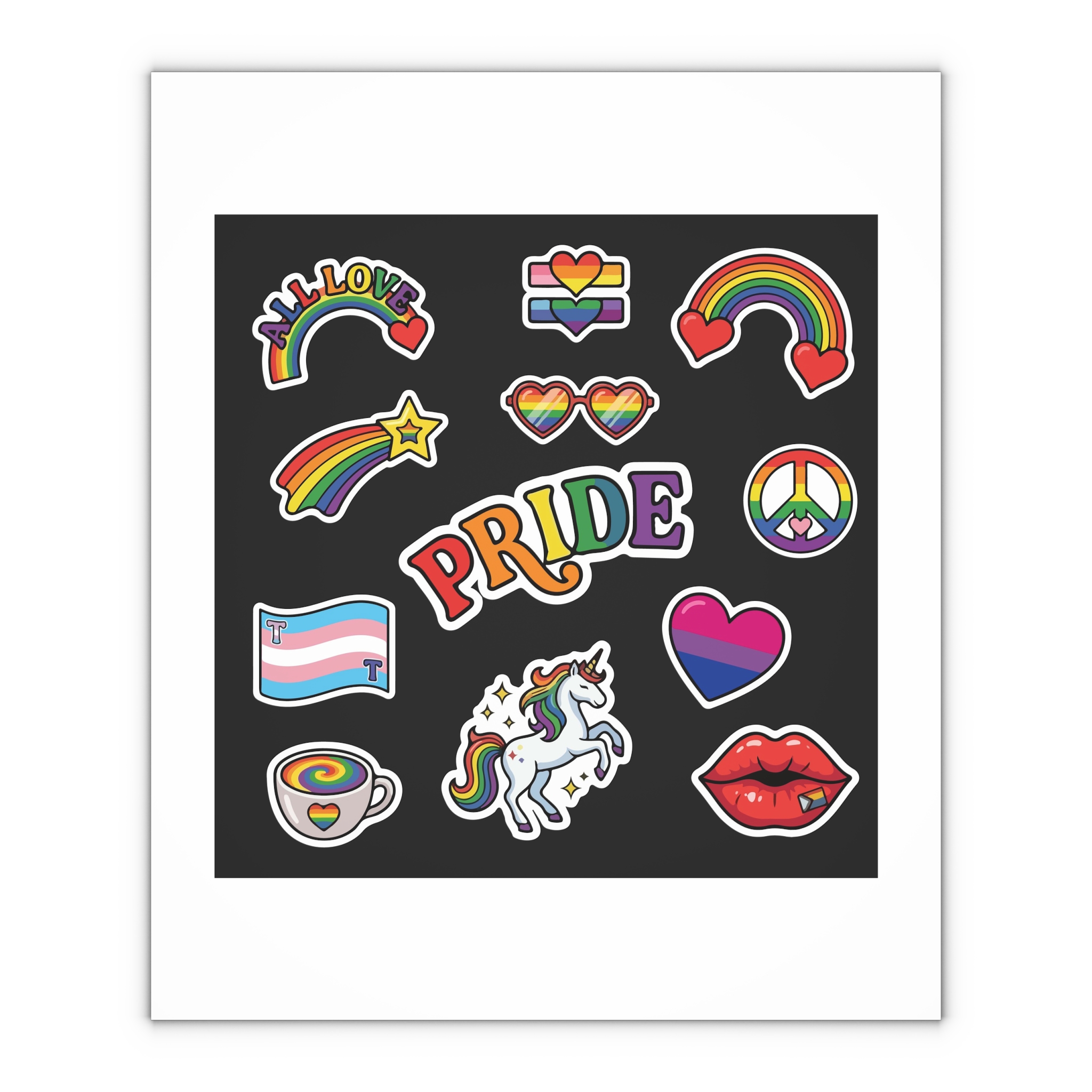 Lesbian Pride Design 17553F Gift Wrapping Paper Sheets 1pc - Image 4