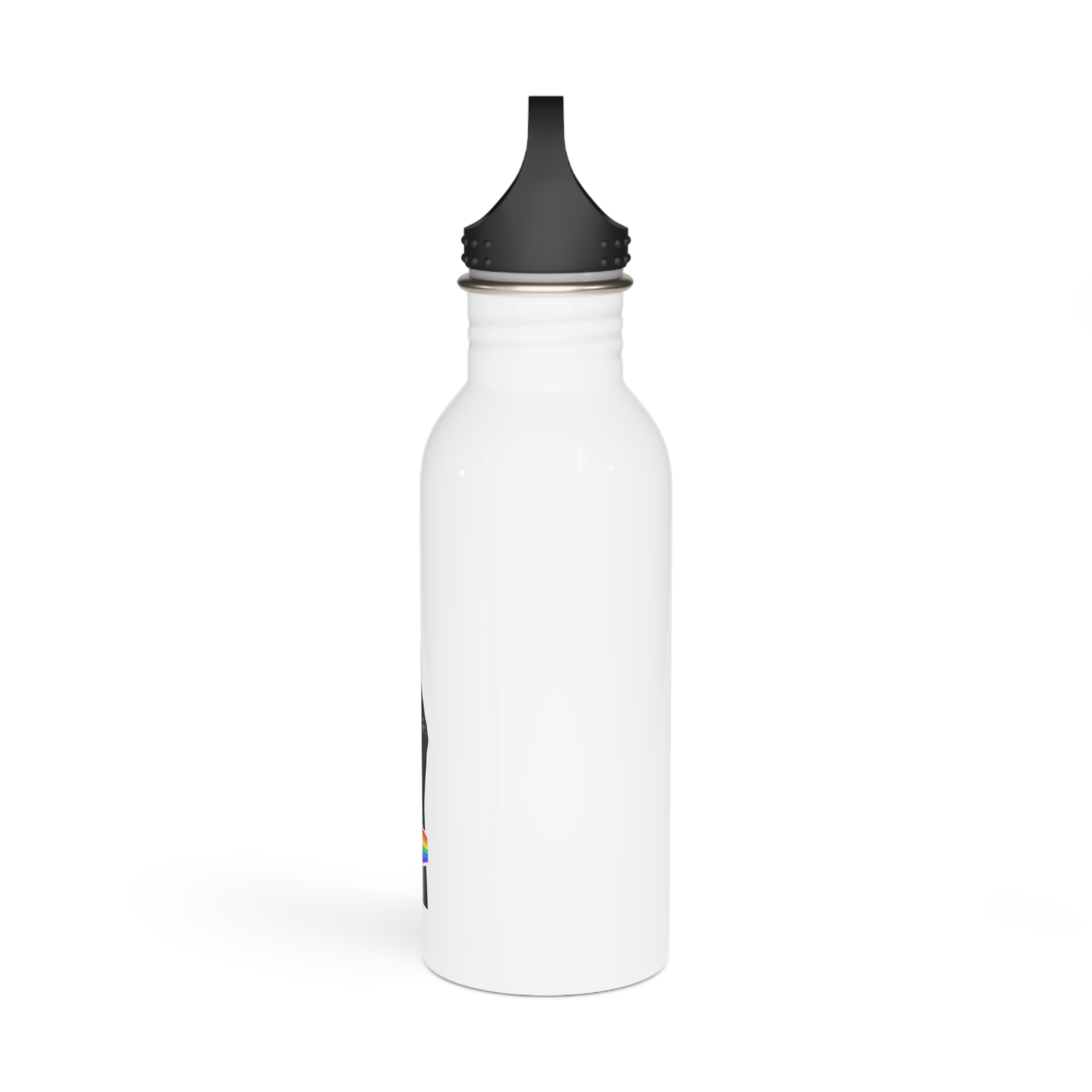 Pride Month Card Lgbtq Trendy Retro Collage Halftone Hands Vector Illustration Poster Banner Stainless Steel Water Bottle - Image 4