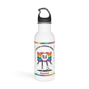 Hand Drawn Illustration Pride Month Celebration(7) Stainless Steel Water Bottle