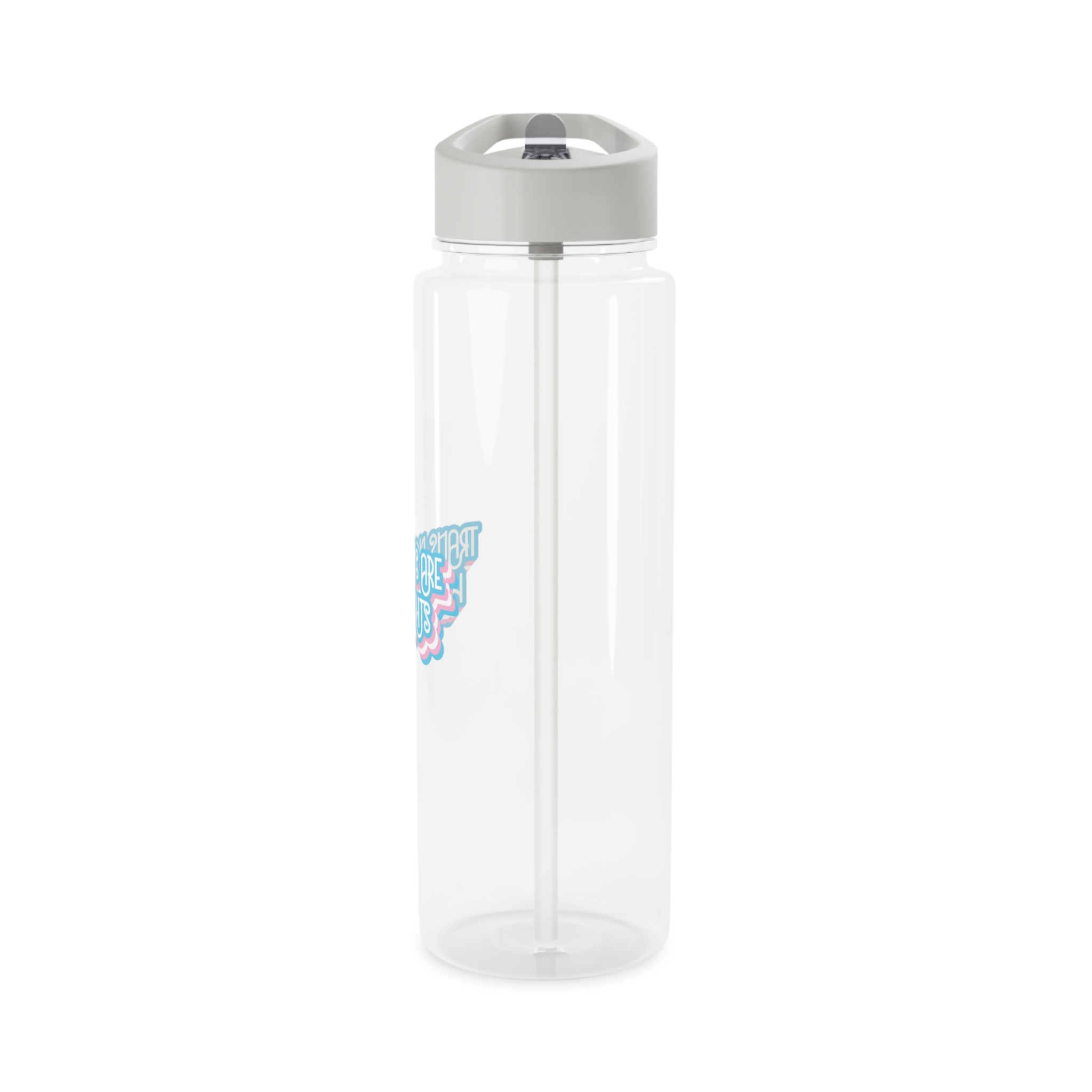 Pride Day Lettering With Human Rights Tritan Water Bottle - Image 7