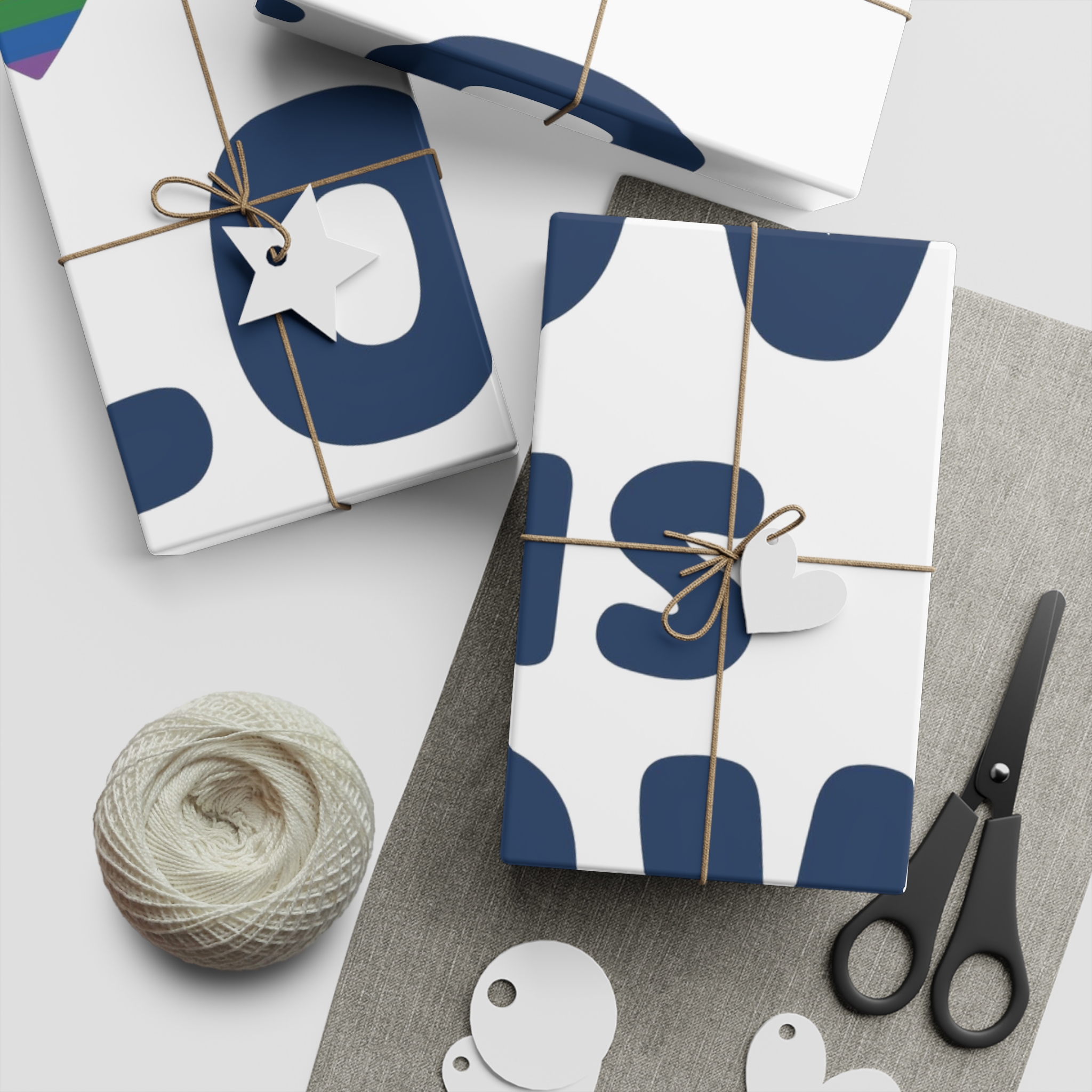 Vector Illustration With Text Love Is Love With Rainbow Heart Symbols Representing Lgbtq Gay Pride Gift Wrapping Paper Sheets 1pc - Image 5