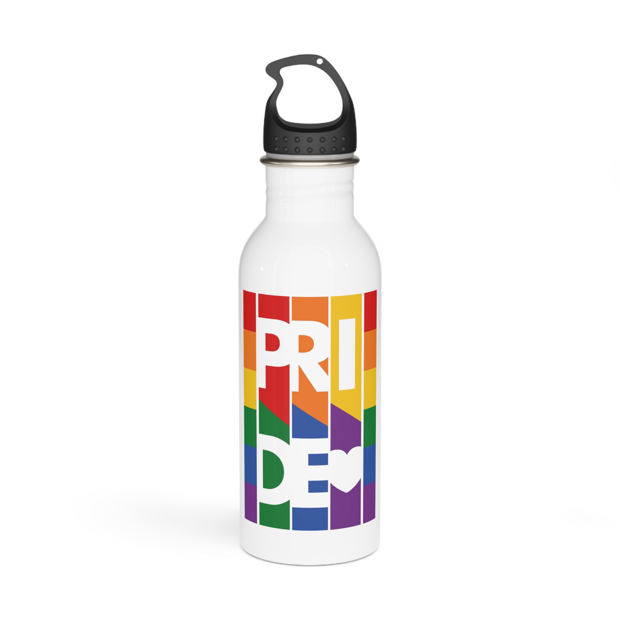 Lgbt Pride Month June 2026 Lesbian Gay Bisexual Transgender Lgbtq Flag Rainbow Love Vector1 Stainless Steel Water Bottle