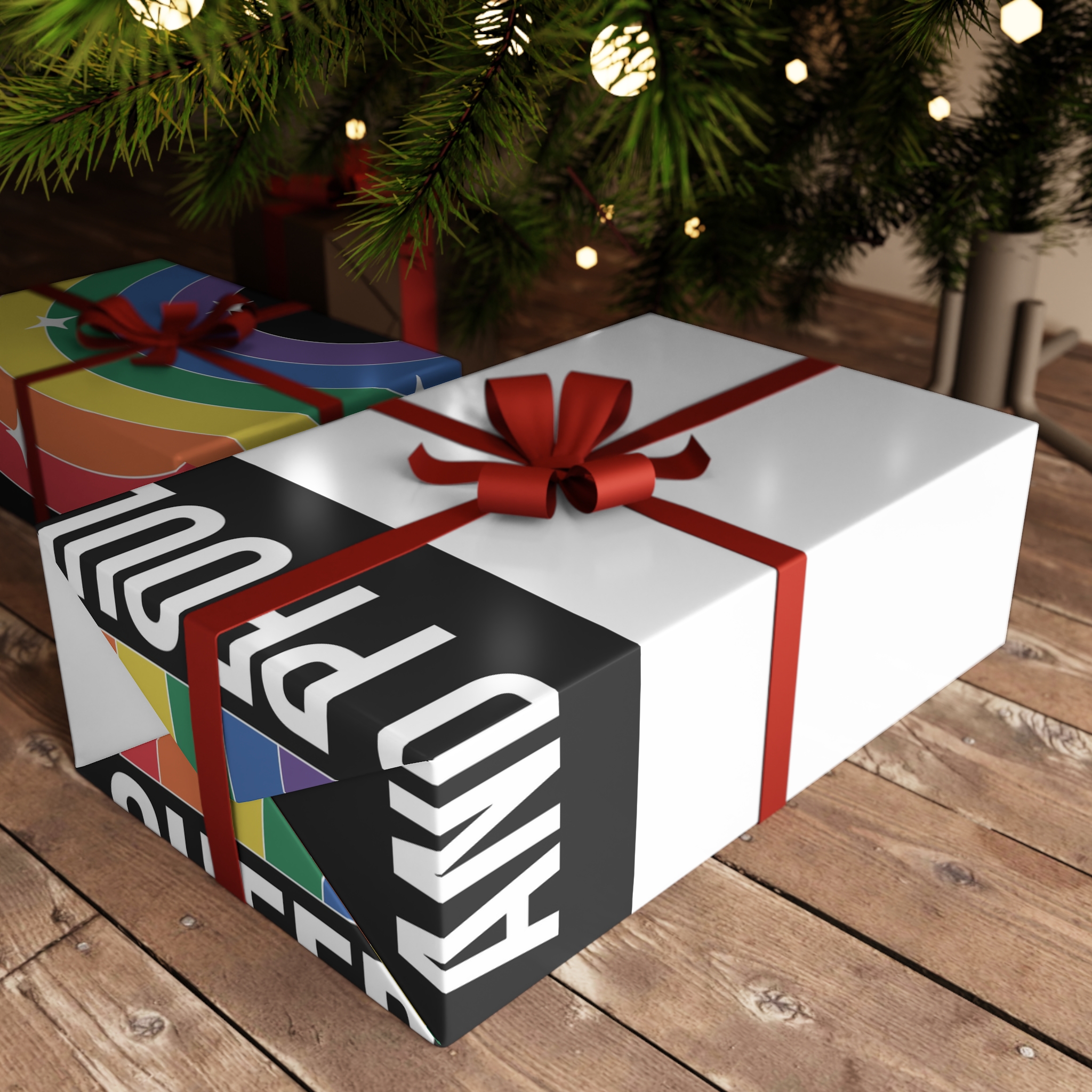 Pride Lgbtq Gay Typography Vector Tshirt Design(10) Gift Wrapping Paper Sheets 1pc - Image 3