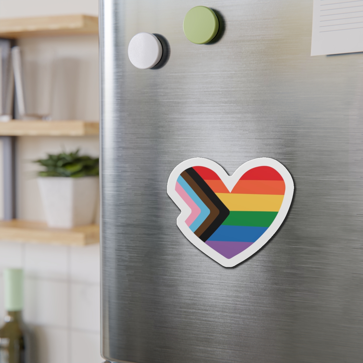 Vector Lgbt Lgbtqia New Flag Rainbow Heart Die Cut Magnets - Image 12
