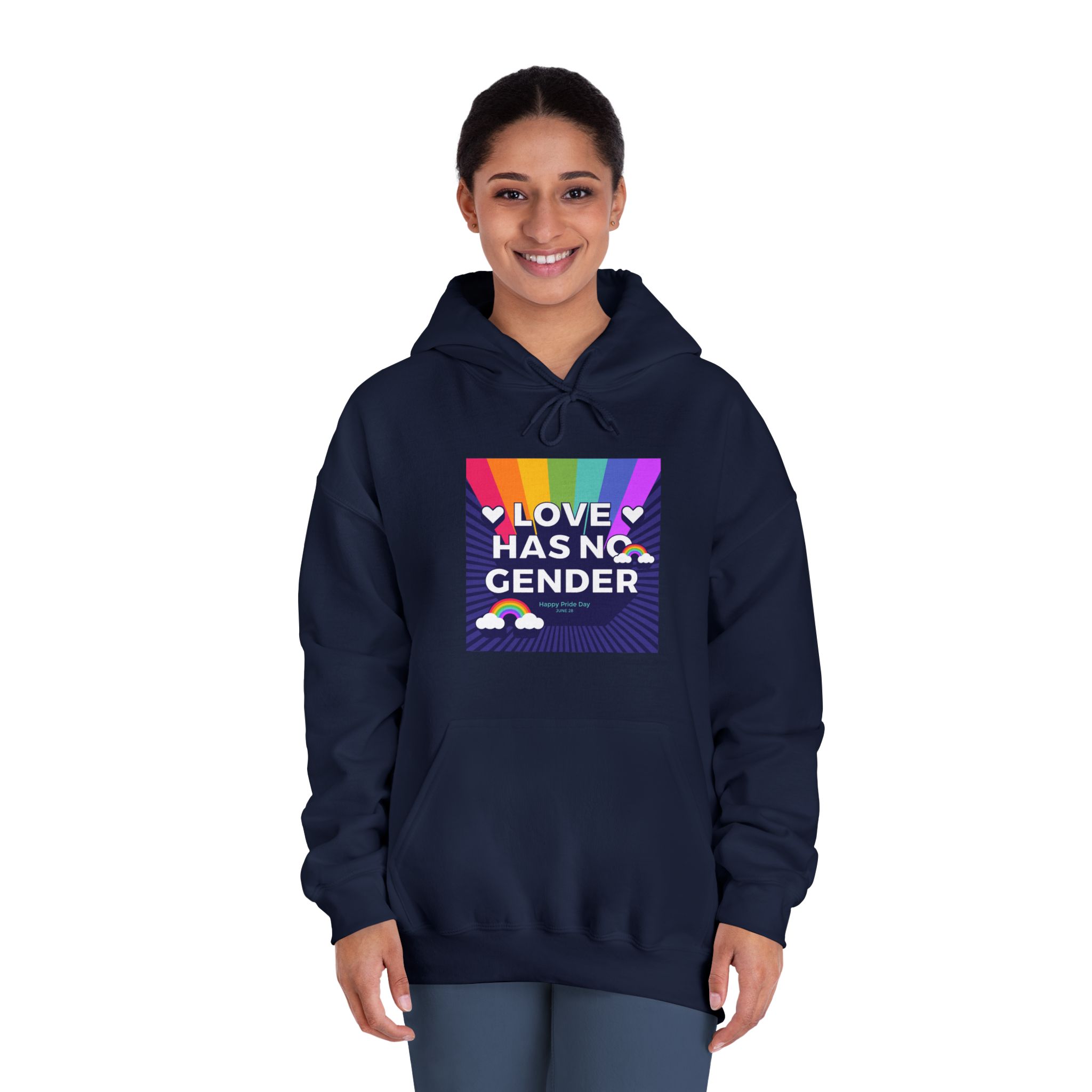 Pride Day Concept(3) Unisex Dryblend Hooded Sweatshirt - Image 32