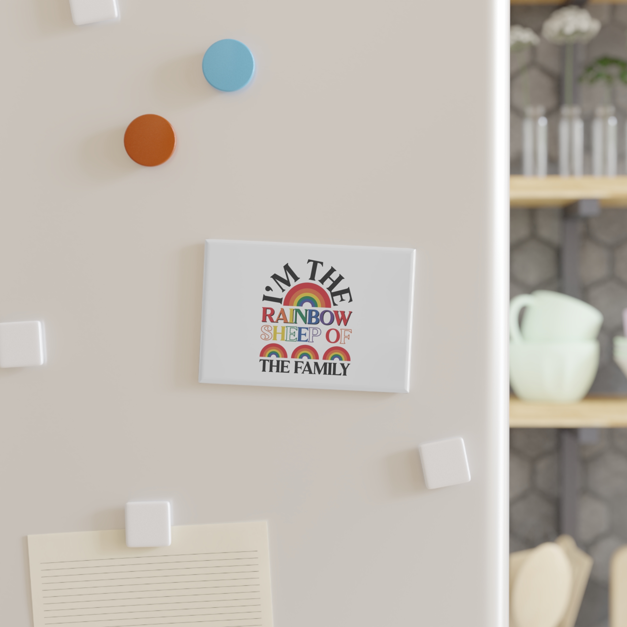 Lgbtq Pride Month Quote Eps Design Vector Pride Design Template Button Magnet Rectangle 1 And 10 Pcs - Image 3