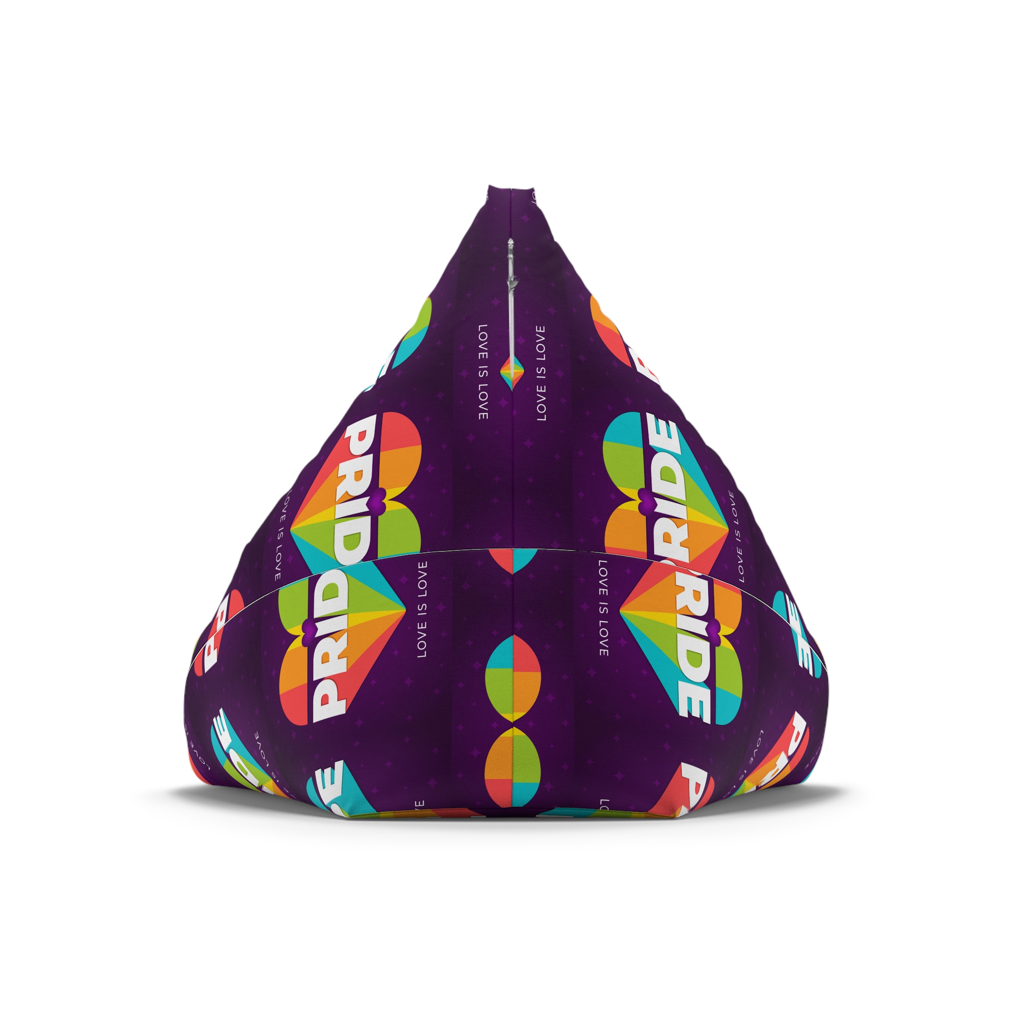 Colorful Pride Day Concept Bean Bag Chair Cover - Image 6