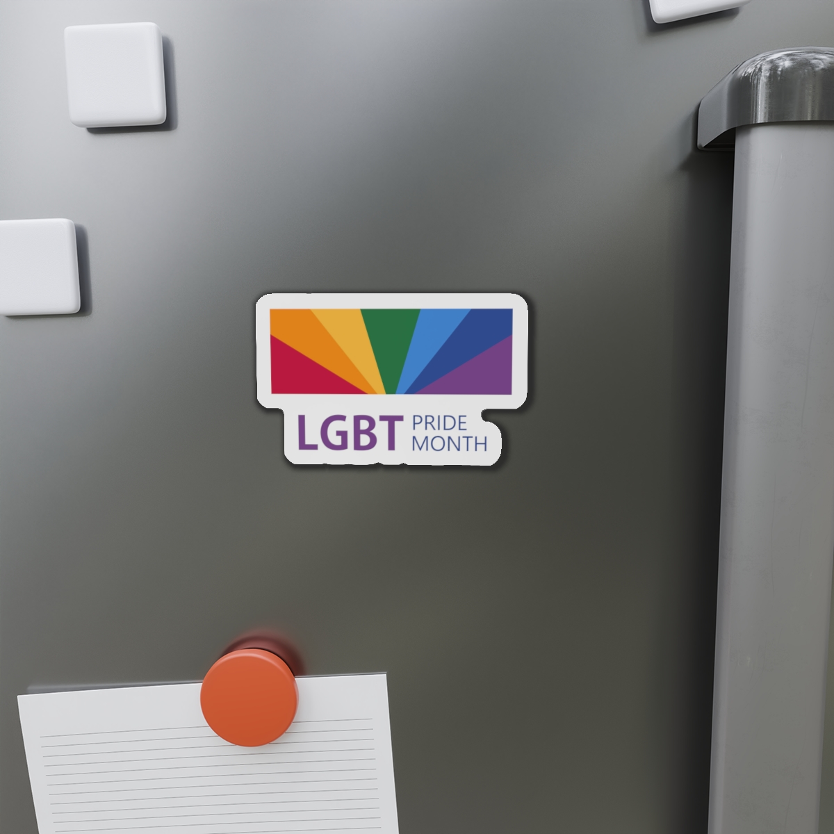 Pride Month Lgbt Horizontal Banner Template Gay Parade Annual Summer Event Die Cut Magnets - Image 8