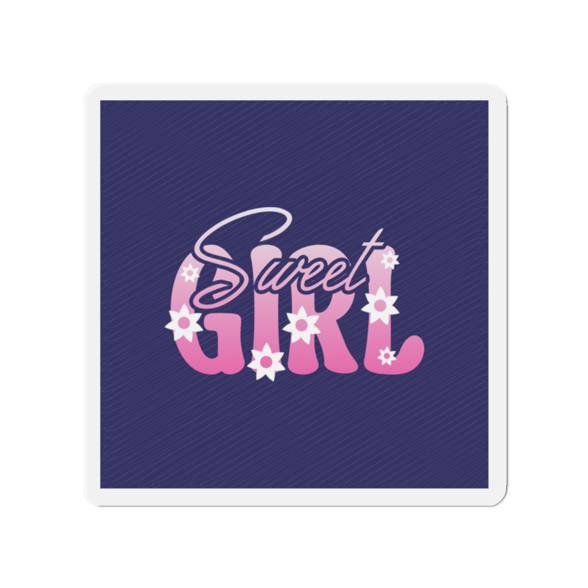 Lesbian Pride Design FE58A6 Die Cut Magnets