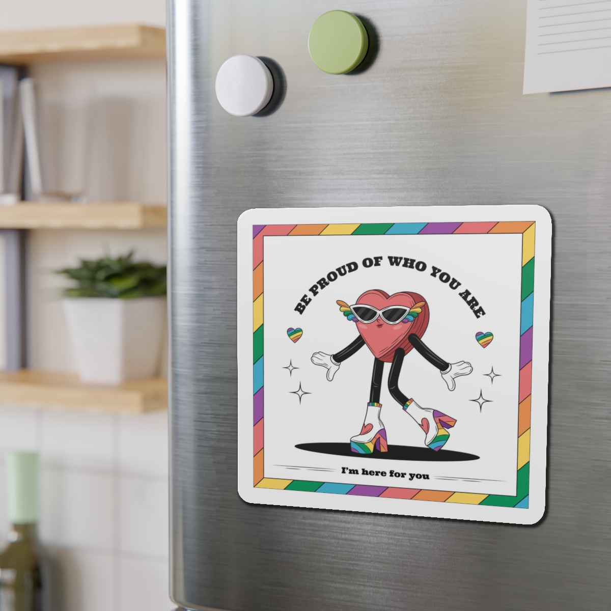 Hand Drawn Illustration Pride Month Celebration(1) Die Cut Magnets - Image 15