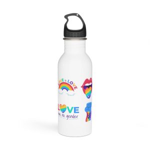 Flat Labels Collection Pride Month Celebration(2) Stainless Steel Water Bottle