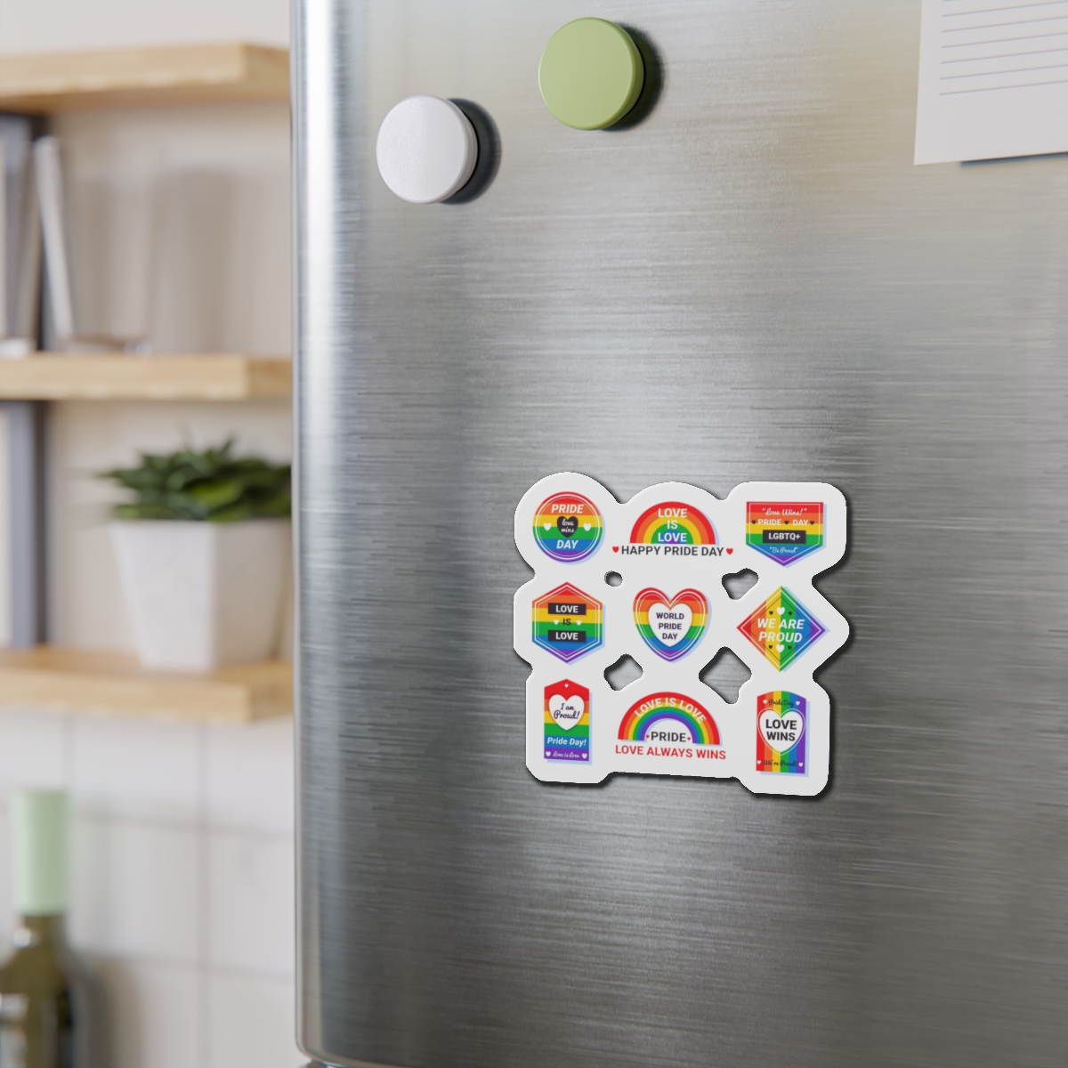 Pride Day Labels Concept Die Cut Magnets - Image 9