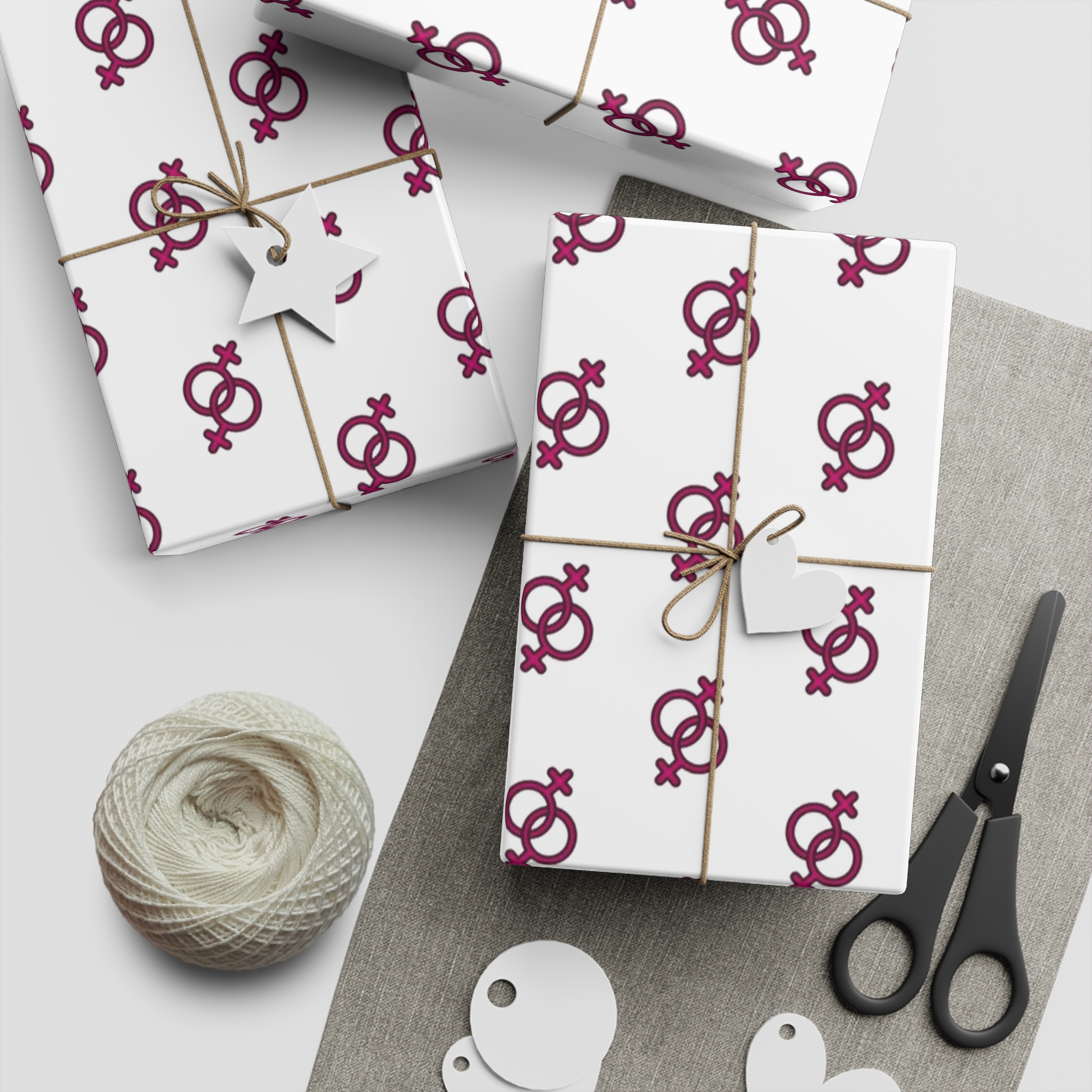 Vactor Seamleass Love Valentines Theme Calendar(1) Gift Wrapping Paper Sheets 1pc - Image 5