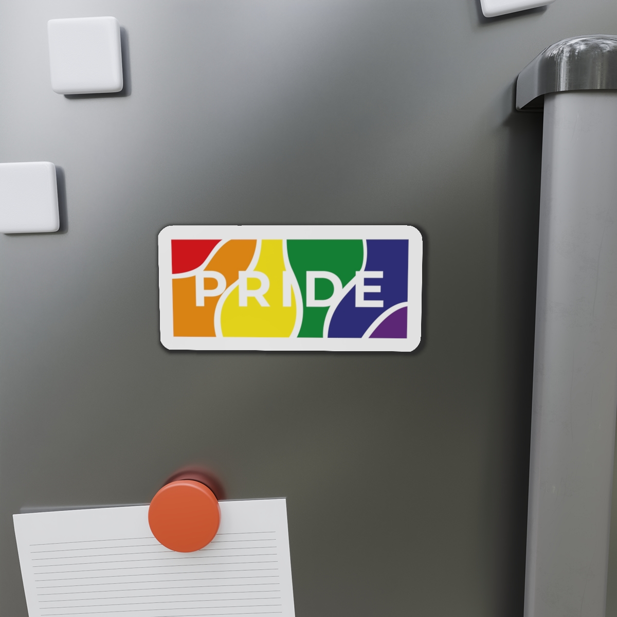 Gay Pride Month Colors Lgbtq Rainbow Background Tolerance Festival Die Cut Magnets - Image 11