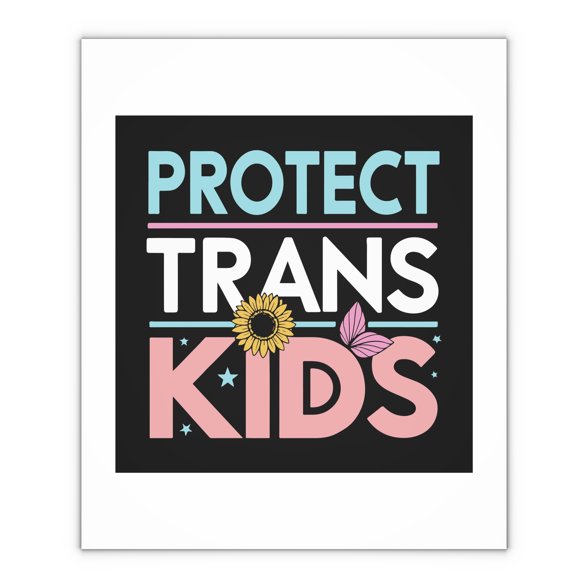 Protect Trans Kids Gift Wrapping Paper Sheets 1pc - Image 4