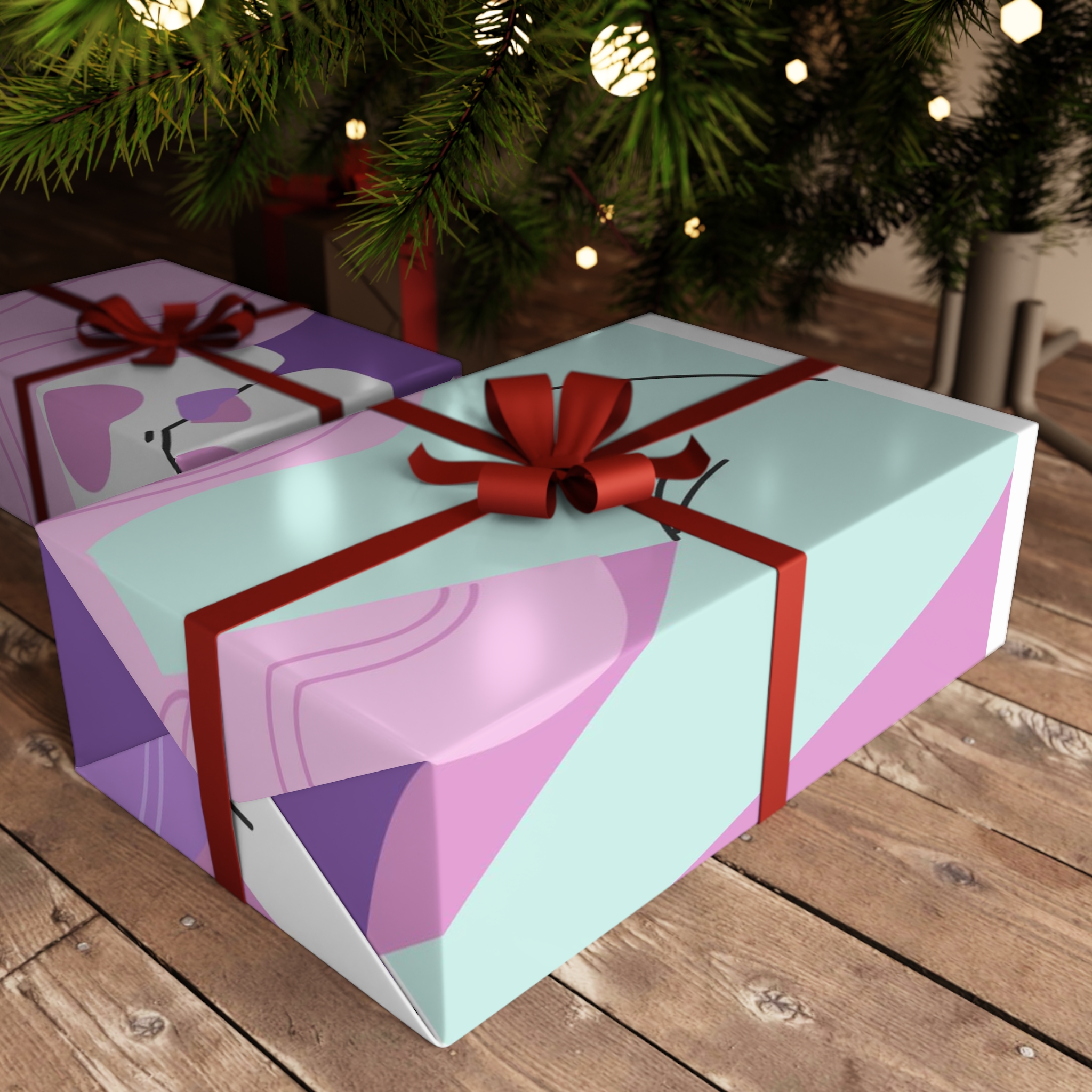 Lesbian Pride Design 025799 Gift Wrapping Paper Sheets 1pc - Image 6