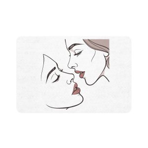 Perfect Lip Set Open Close Smooches (1) Pet Food Mat 12x18