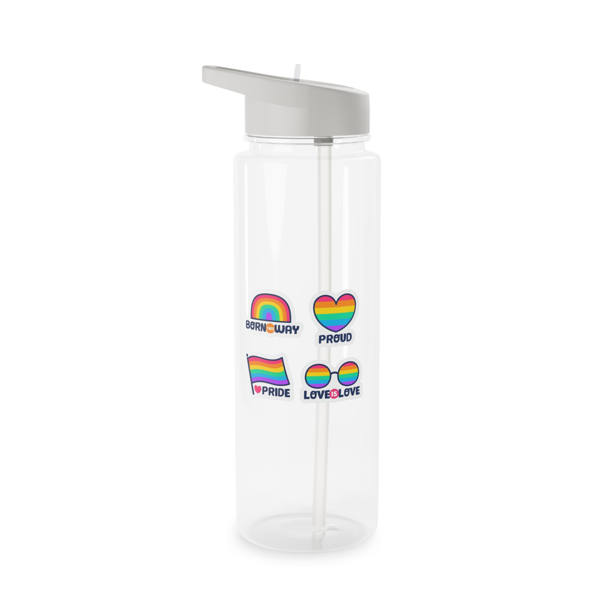 Pride Day Lables Collection Tritan Water Bottle - Image 5