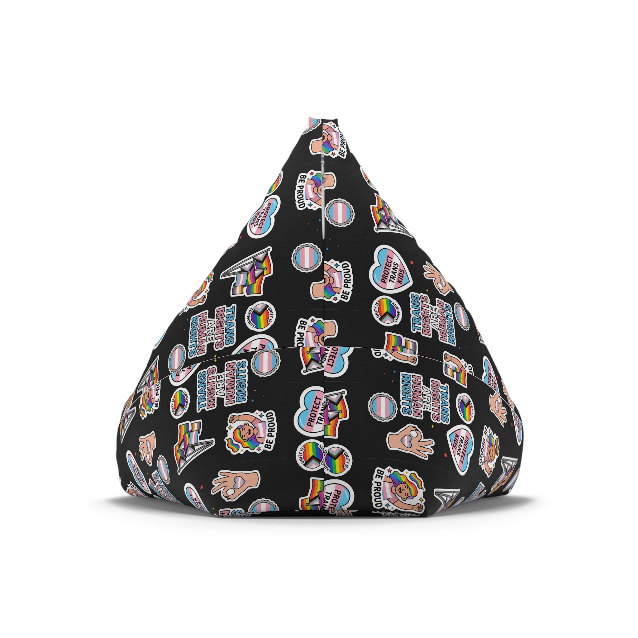 Lesbian Pride Design 33FA21 Bean Bag Chair Cover - Image 6