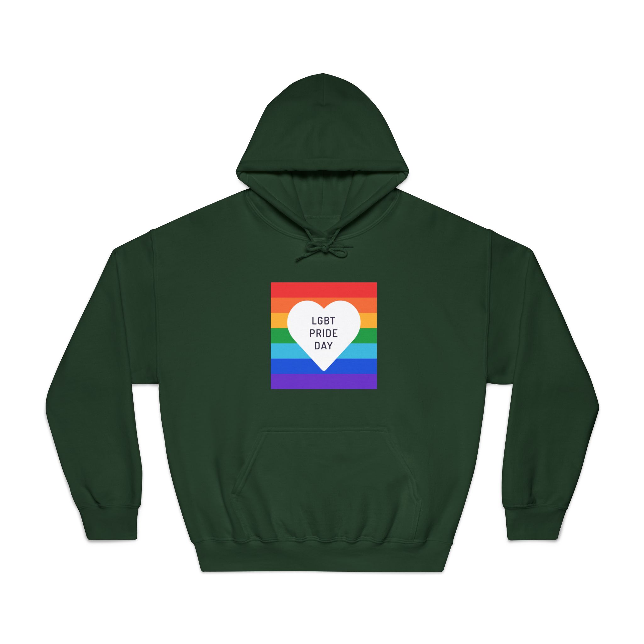 Pride Day 1 Unisex Dryblend Hooded Sweatshirt - Image 21