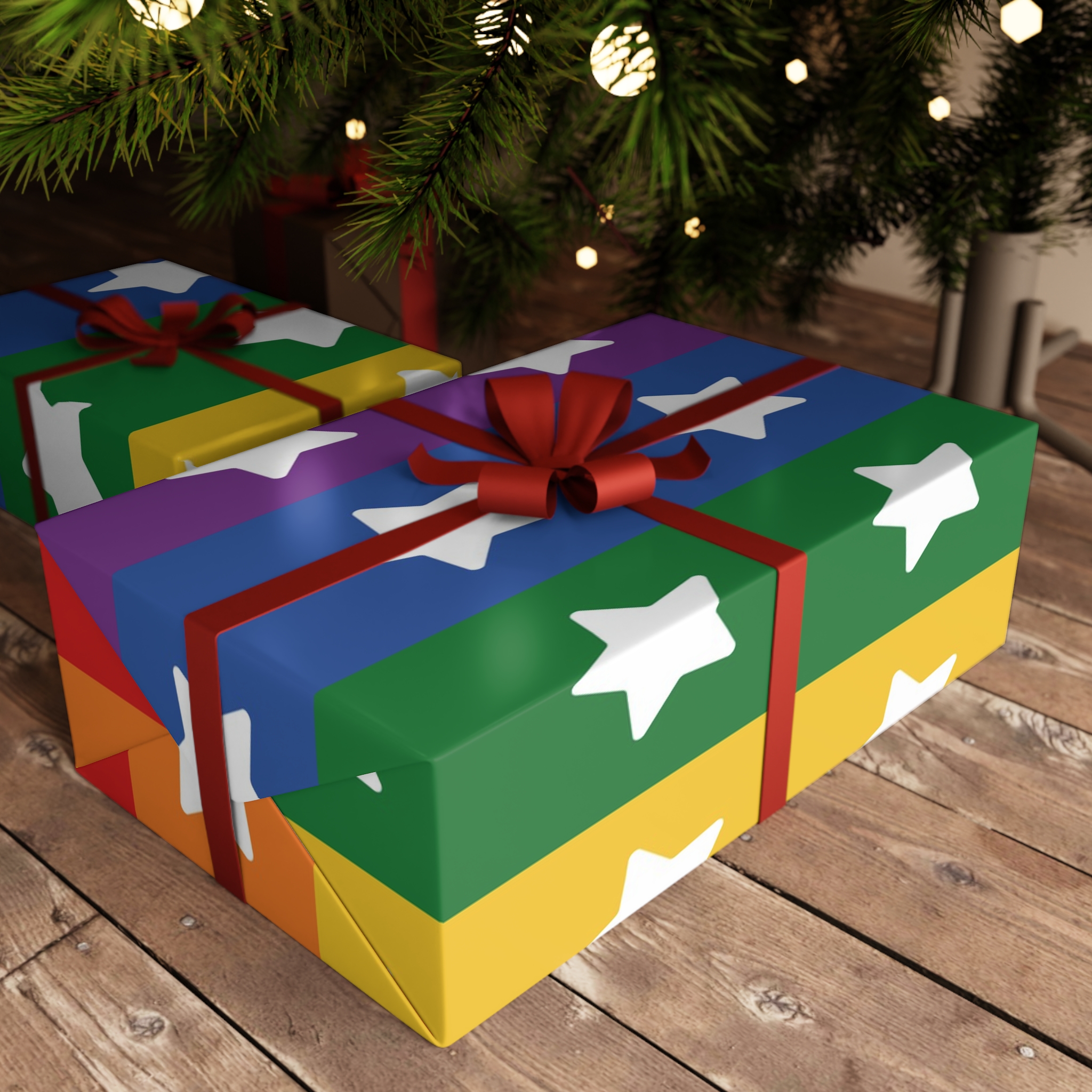 Lgbt Pride Month June Lesbian Gay Bisexual Transgender Lgbtq Flag Rainbow Vector(3) (1) Gift Wrapping Paper Sheets 1pc - Image 6