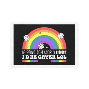 Pride Lgbt Gay Retro Tshirt Design(2) Pet Food Mat 12x18
