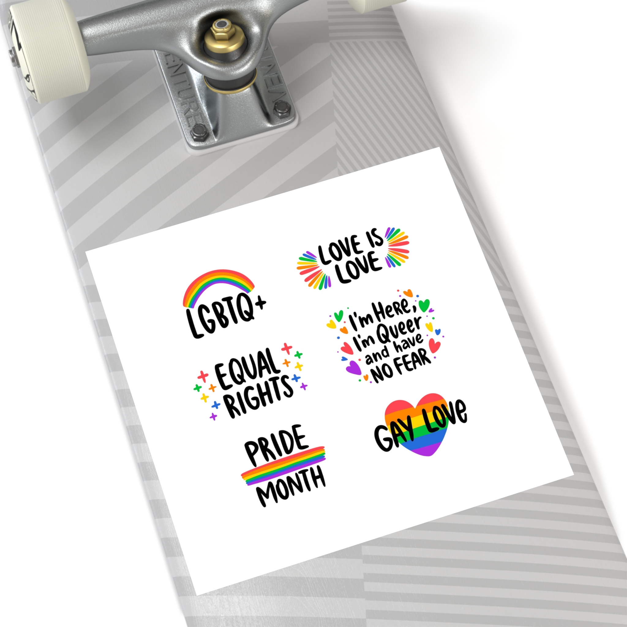 Labels Design Pride Day Event (1) Laminate Stickers Square - Image 60
