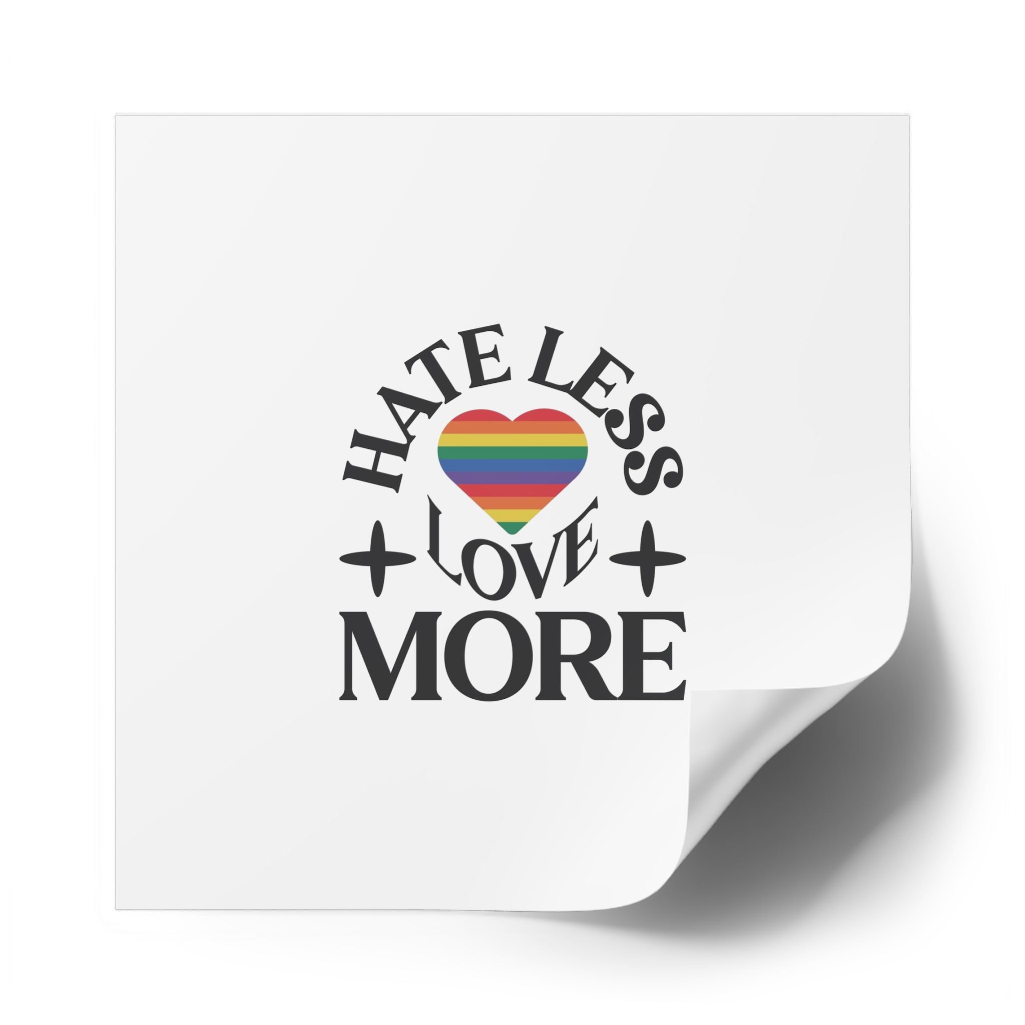 Lgbtq Pride Month Quote Eps Design Vector Pride Design Template(2) Laminate Stickers Square - Image 62