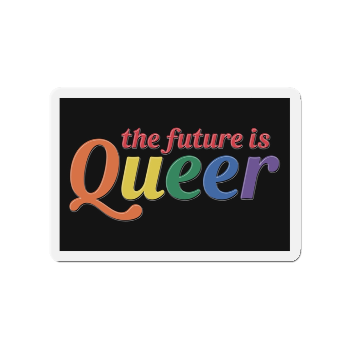 Lesbian Pride Design 7D1DA5 Die Cut Magnets