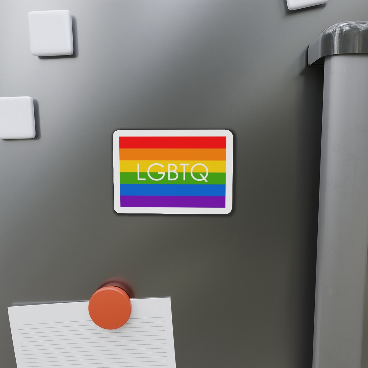 Lesbian Gay Bisexual Transgender Queer Flag Rainbow Pride Flag Lgbtq Die Cut Magnets - Image 8