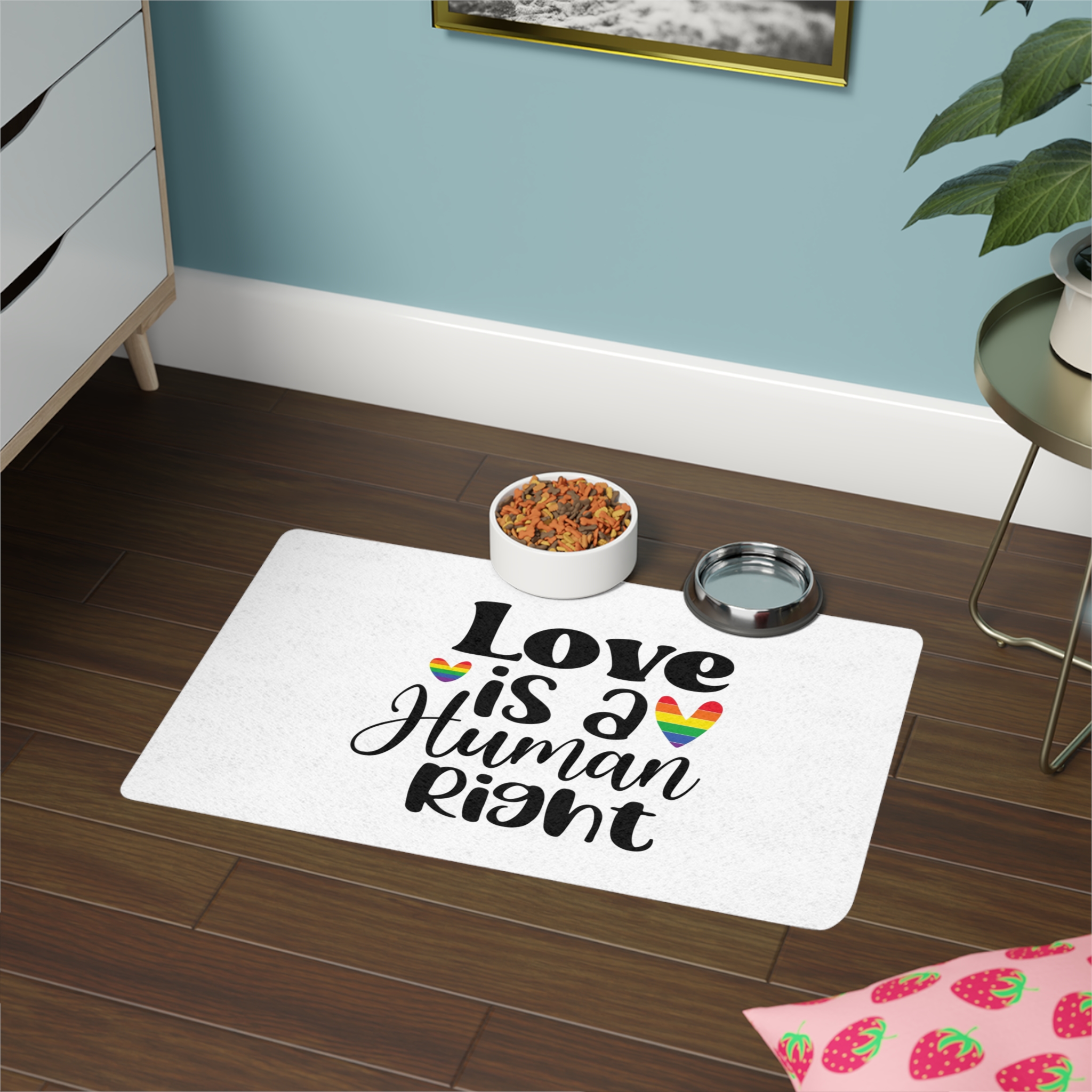 Gay Pride Svg Design (2) Pet Food Mat 12x18 - Image 4