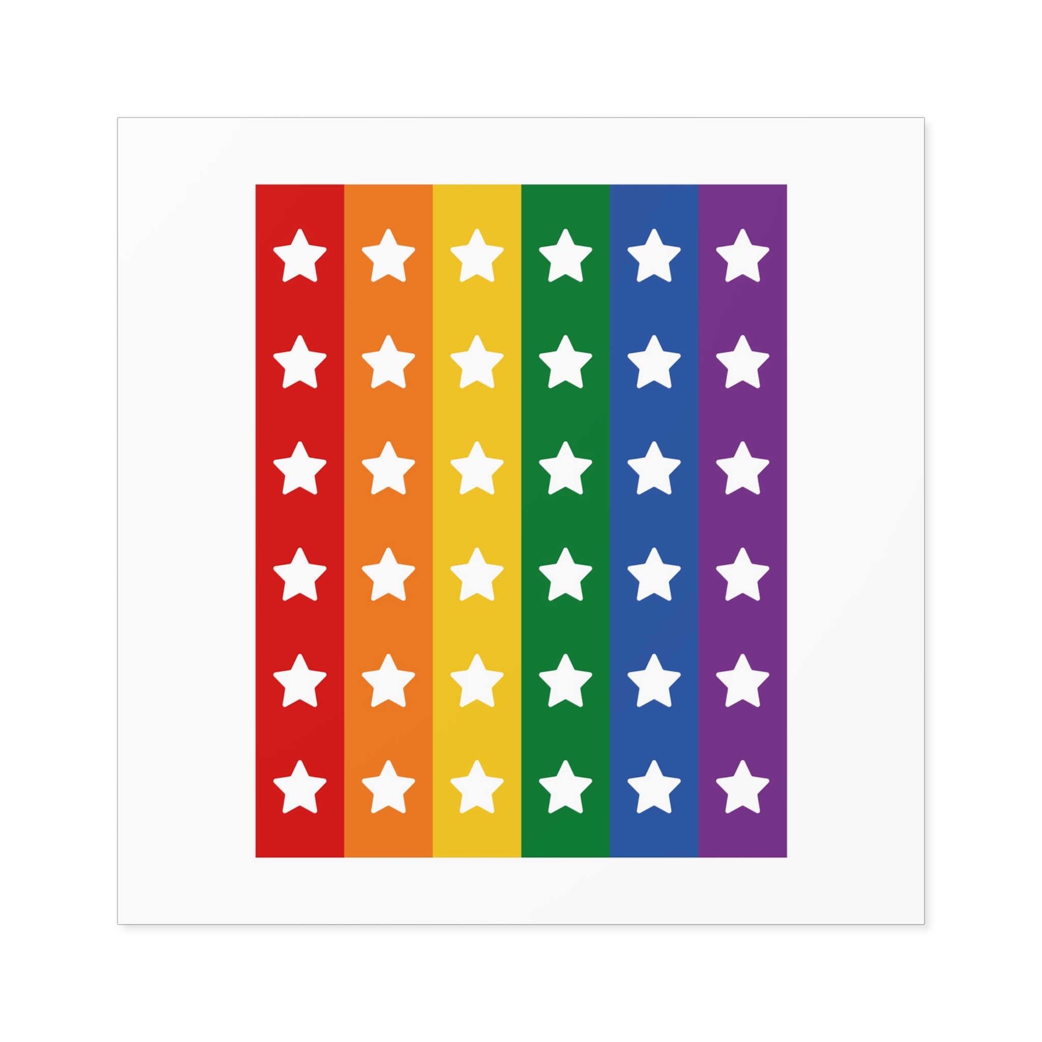 Lgbt Pride Month June Lesbian Gay Bisexual Transgender Lgbtq Flag Rainbow Vector(3) (1) Laminate Stickers Square - Image 37