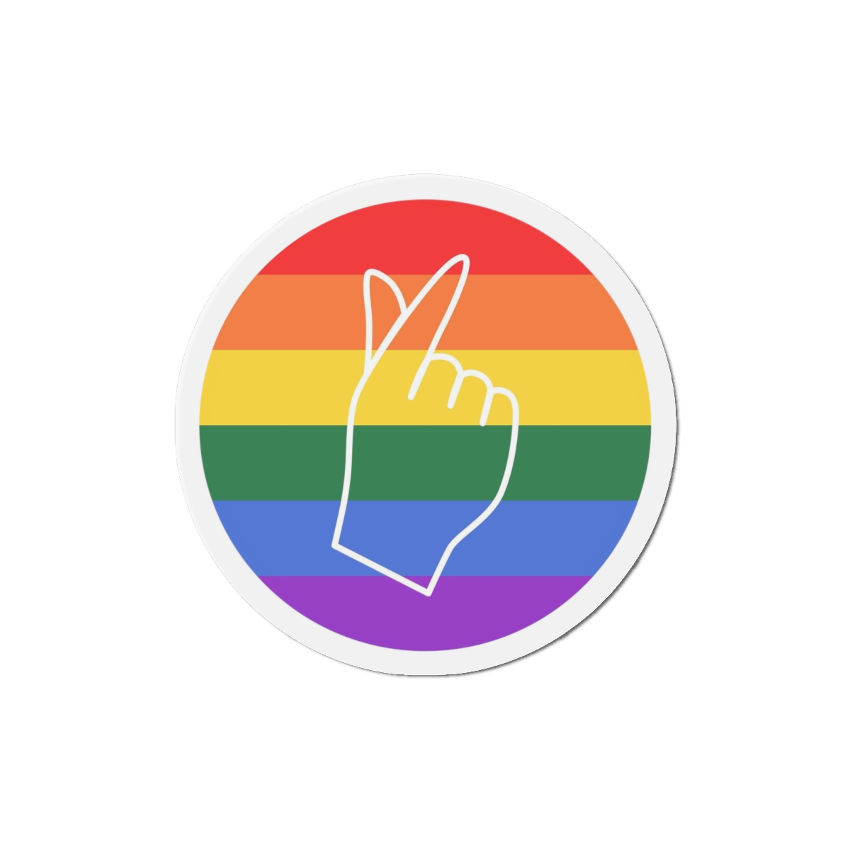 Lgbtq Diversity Rainbow Pride Concept Vector Isolated Illustration Die Cut Magnets - Image 7