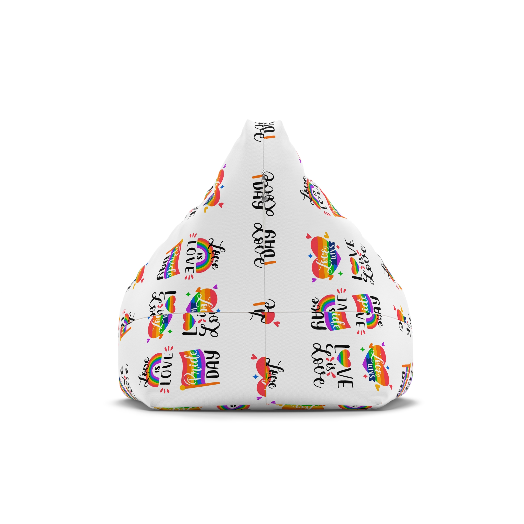 Hand Drawn Pride Day Label Collection Bean Bag Chair Cover - Image 2
