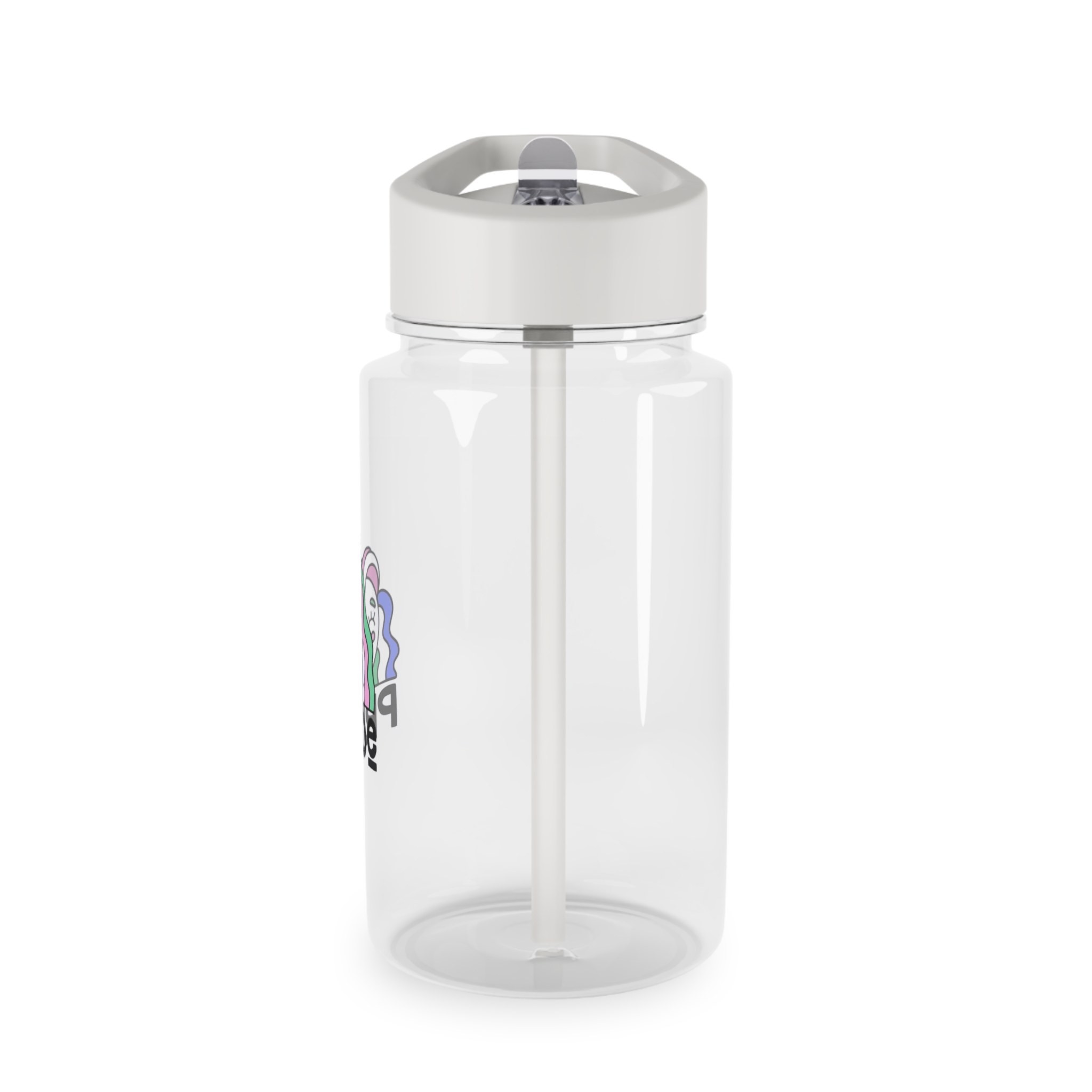 Pride Day Lettering Quote Concept Tritan Water Bottle - Image 3