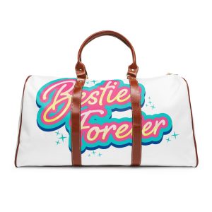 Besties Forever Lettering Logo Waterproof Travel Bag