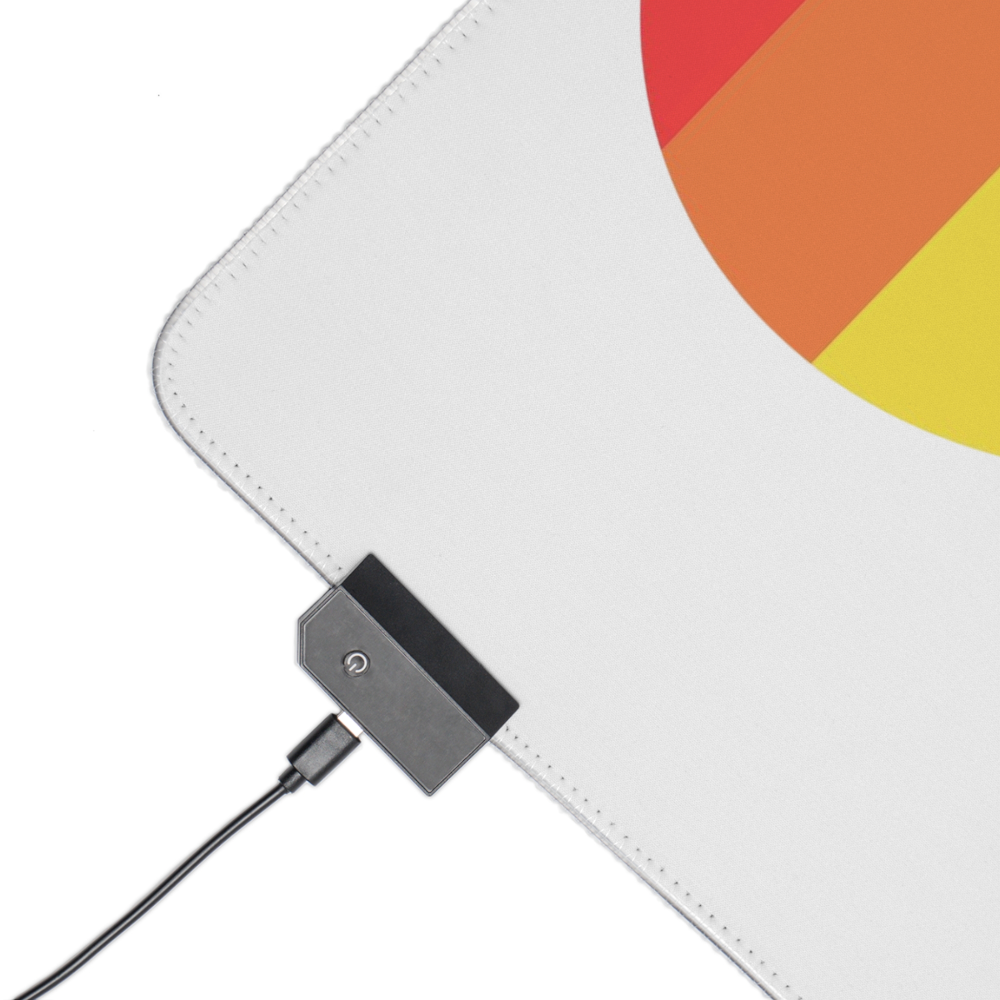 Vector Illustration Heart Colors Lgbt Flag Heart Pride Month - Led Gaming Mouse Pad - Image 15
