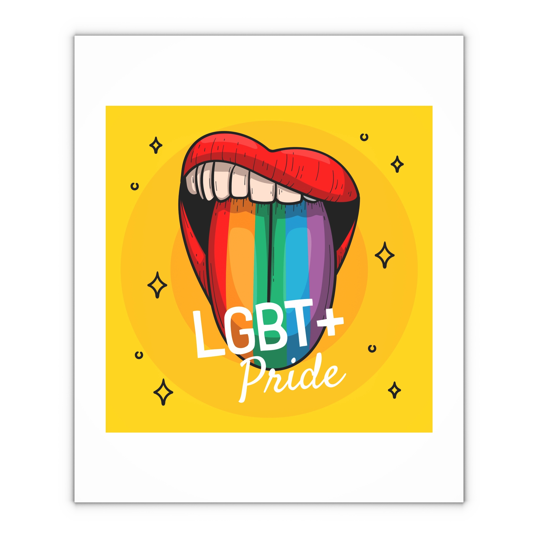 Hand Drawn Pride Month Lgbt Illustration Gift Wrapping Paper Sheets 1pc - Image 4