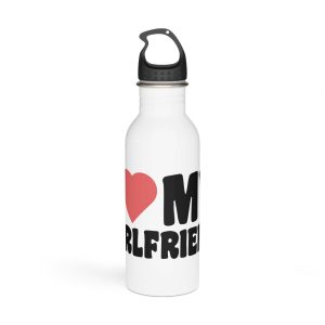 I Love My Girlfriend Iheart My Girlfriend (1) Stainless Steel Water Bottle